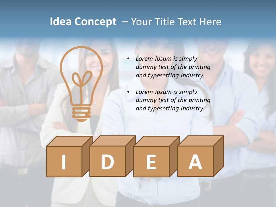 Work Colleagues Professionals PowerPoint Template