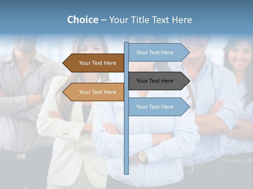 Work Colleagues Professionals PowerPoint Template