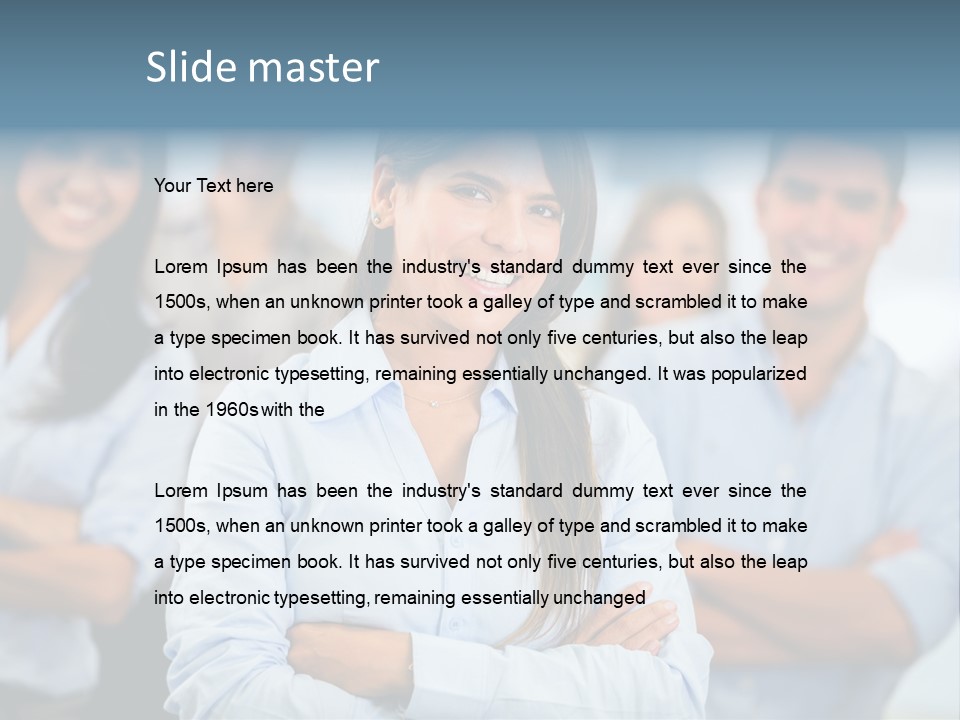 Lifestyle Females Group PowerPoint Template