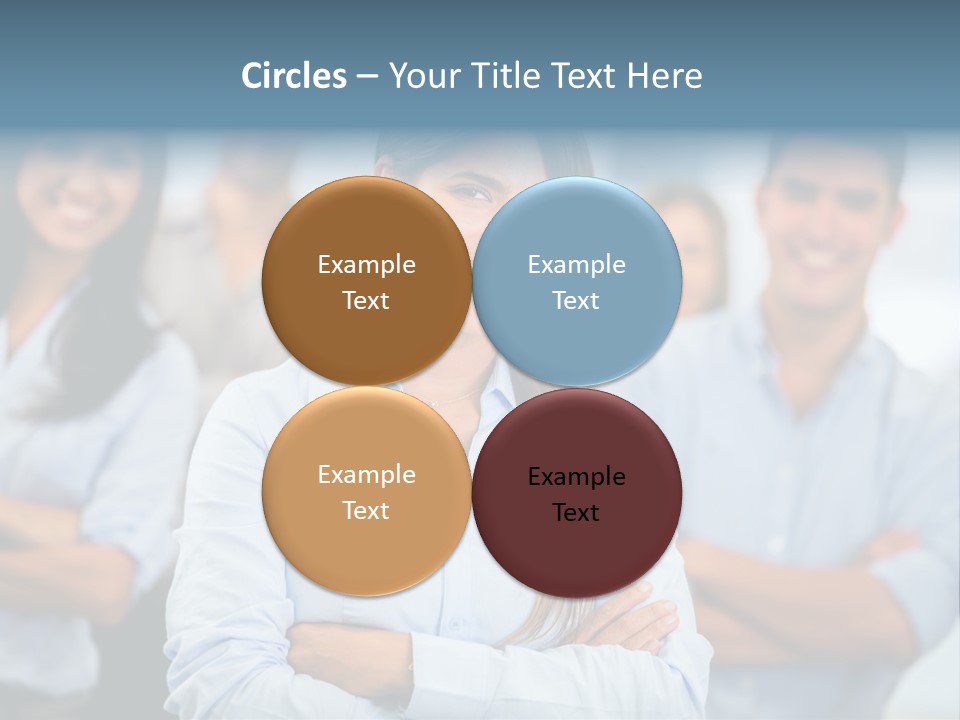 Lifestyle Females Group PowerPoint Template