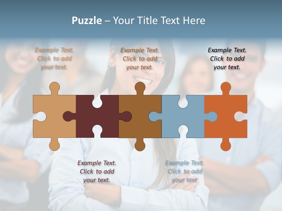 Lifestyle Females Group PowerPoint Template