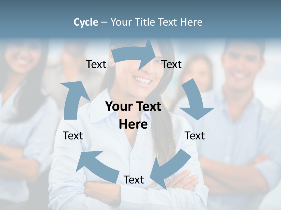 Lifestyle Females Group PowerPoint Template