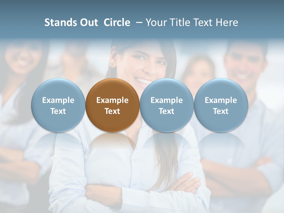 Lifestyle Females Group PowerPoint Template