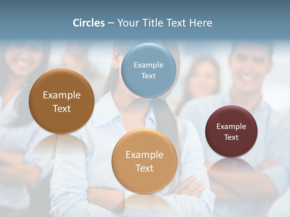 Lifestyle Females Group PowerPoint Template