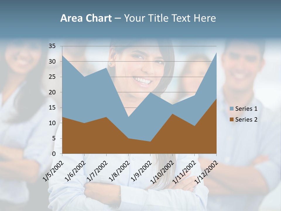 Lifestyle Females Group PowerPoint Template