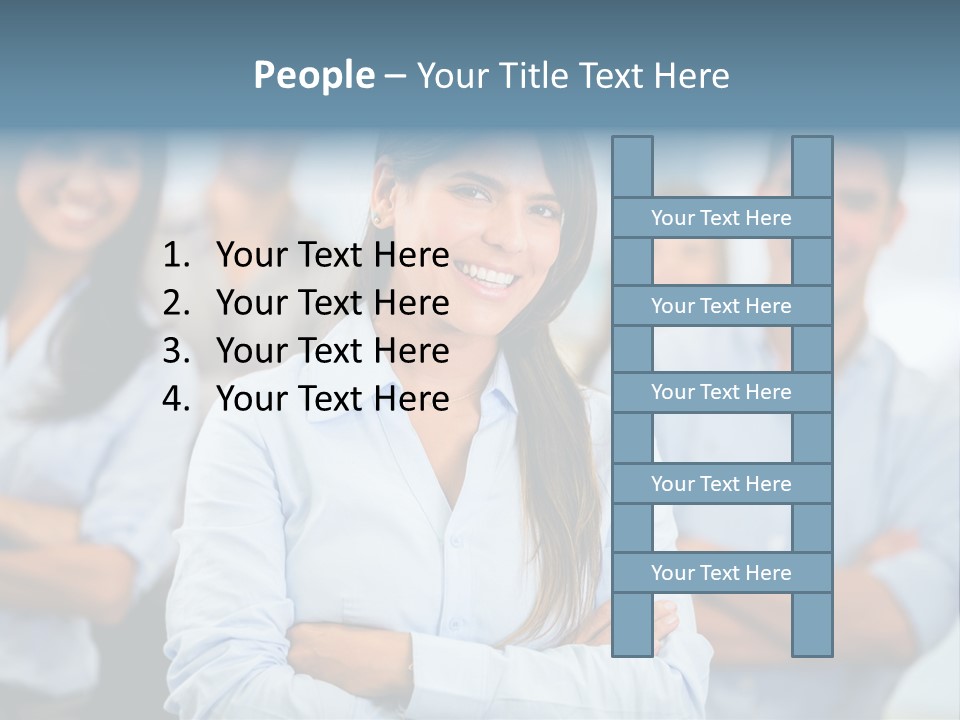 Lifestyle Females Group PowerPoint Template