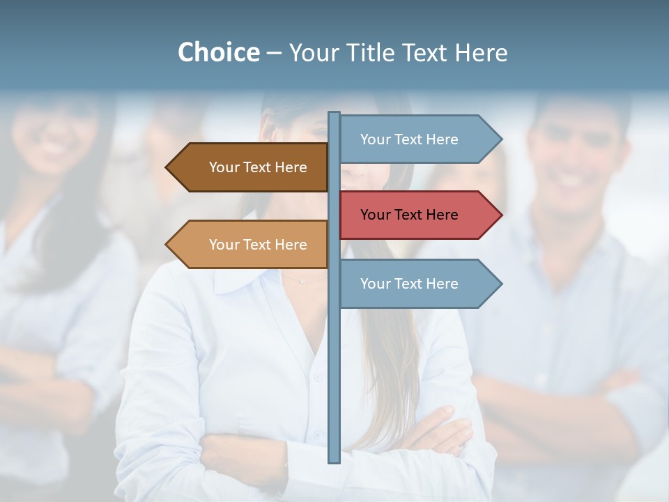 Lifestyle Females Group PowerPoint Template