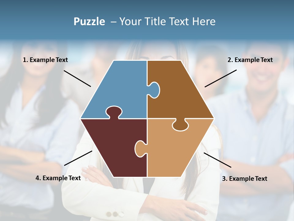 Latin  Teamwork PowerPoint Template