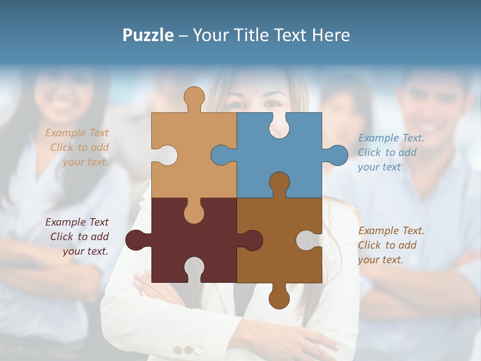 Latin  Teamwork PowerPoint Template