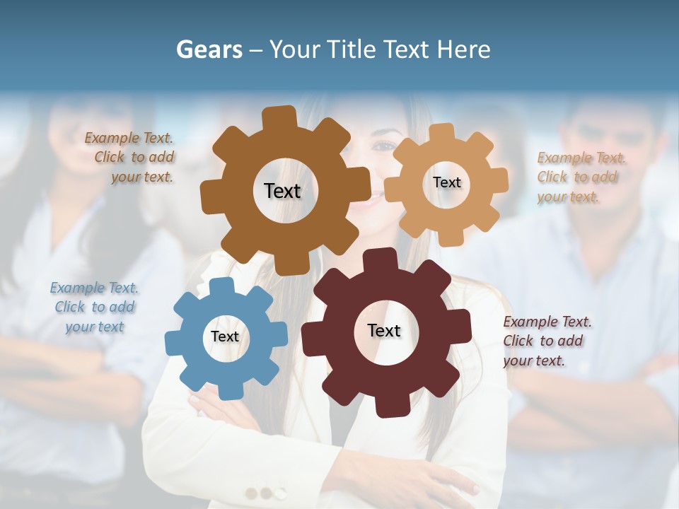 Latin  Teamwork PowerPoint Template