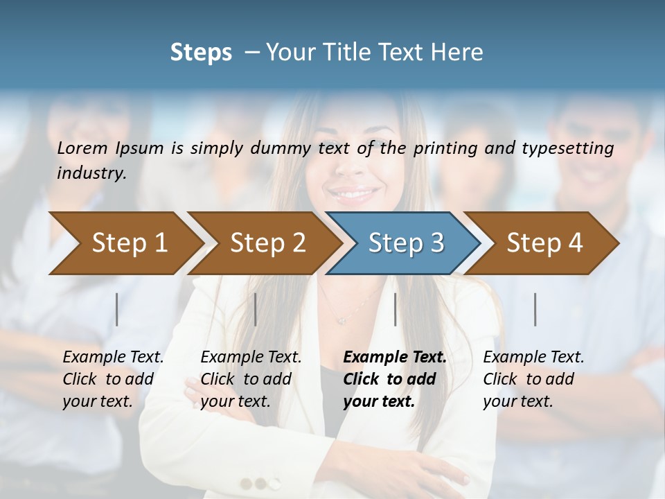 Latin  Teamwork PowerPoint Template