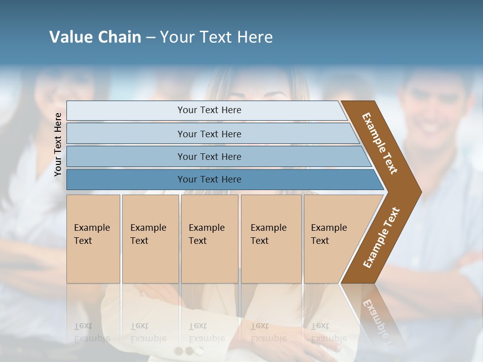 Latin  Teamwork PowerPoint Template