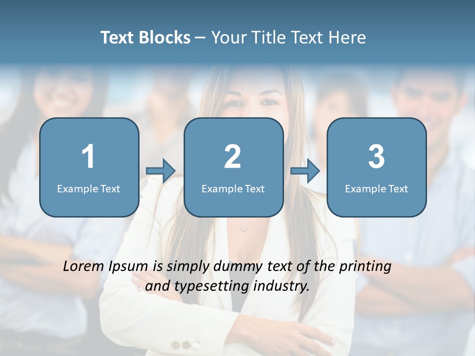 Latin  Teamwork PowerPoint Template