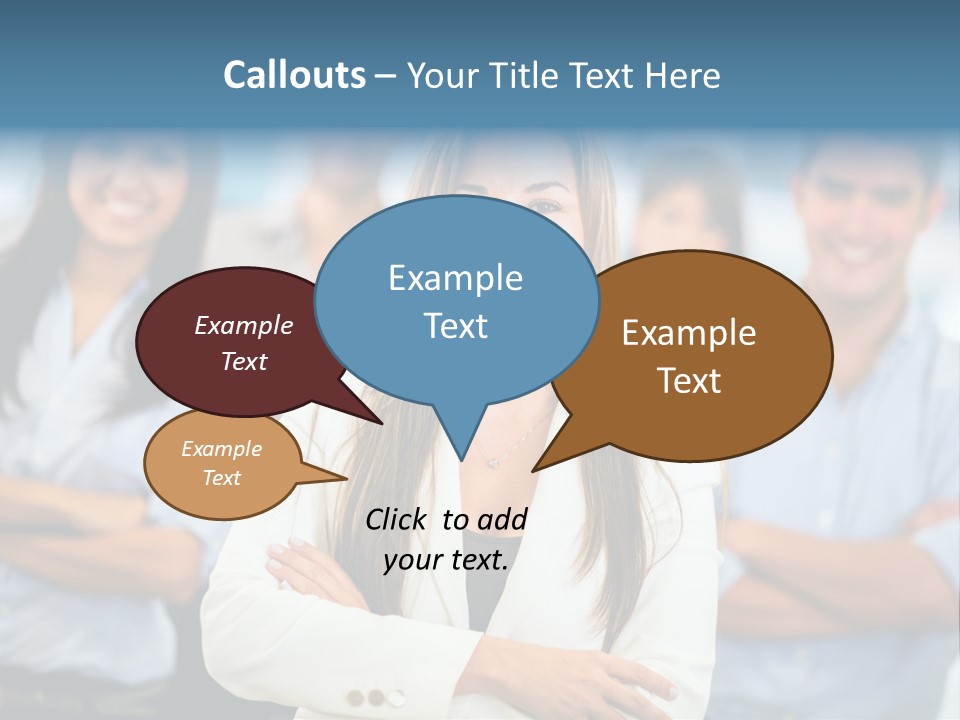 Latin  Teamwork PowerPoint Template