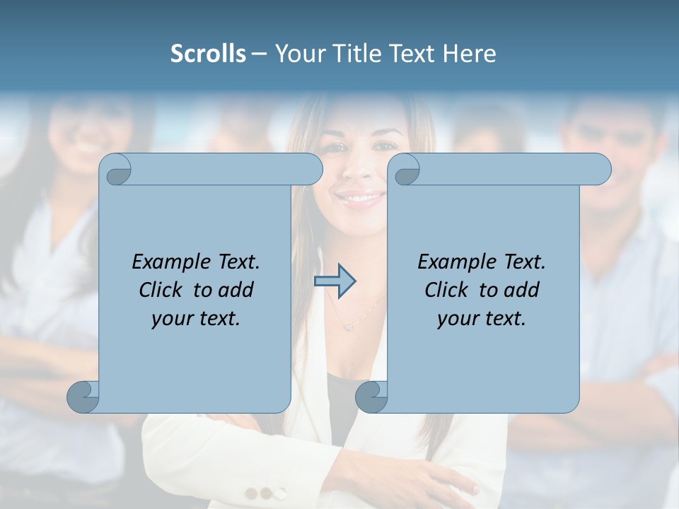Latin  Teamwork PowerPoint Template
