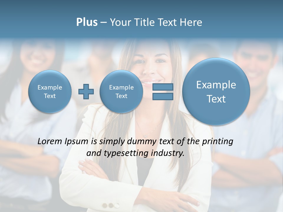 Latin  Teamwork PowerPoint Template