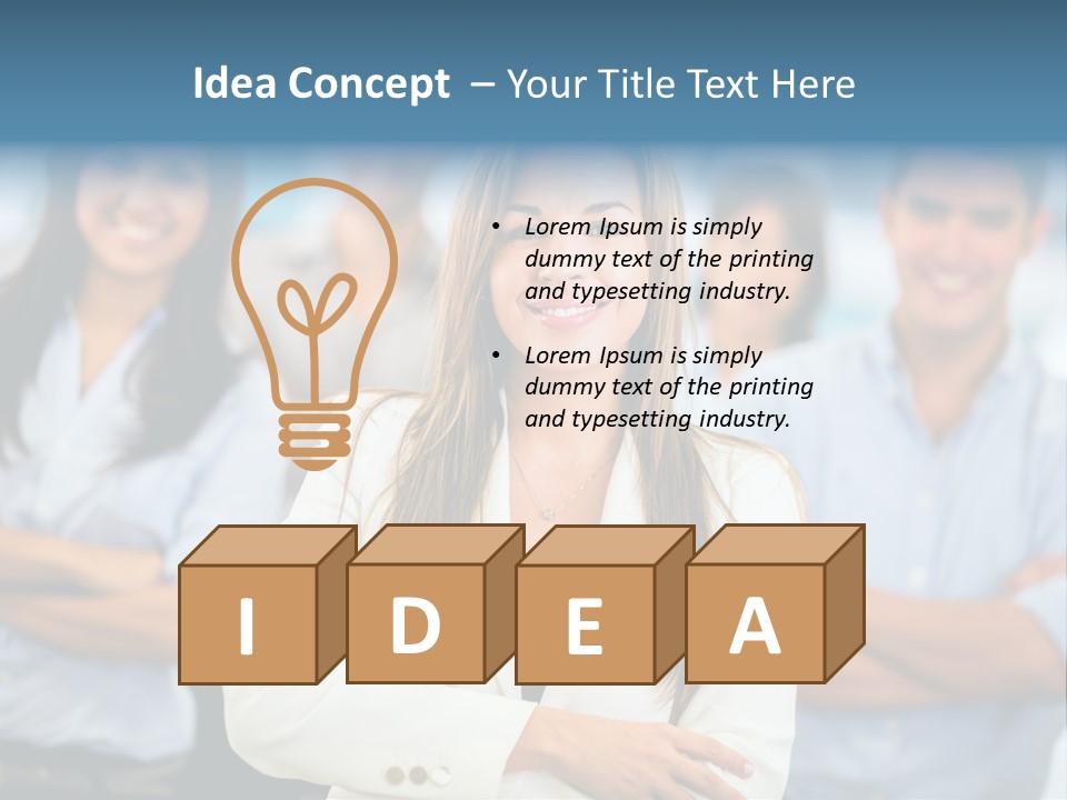 Latin  Teamwork PowerPoint Template