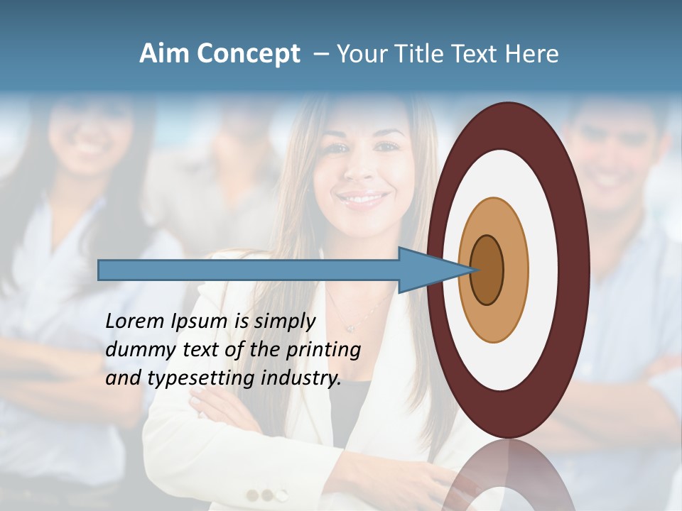Latin  Teamwork PowerPoint Template