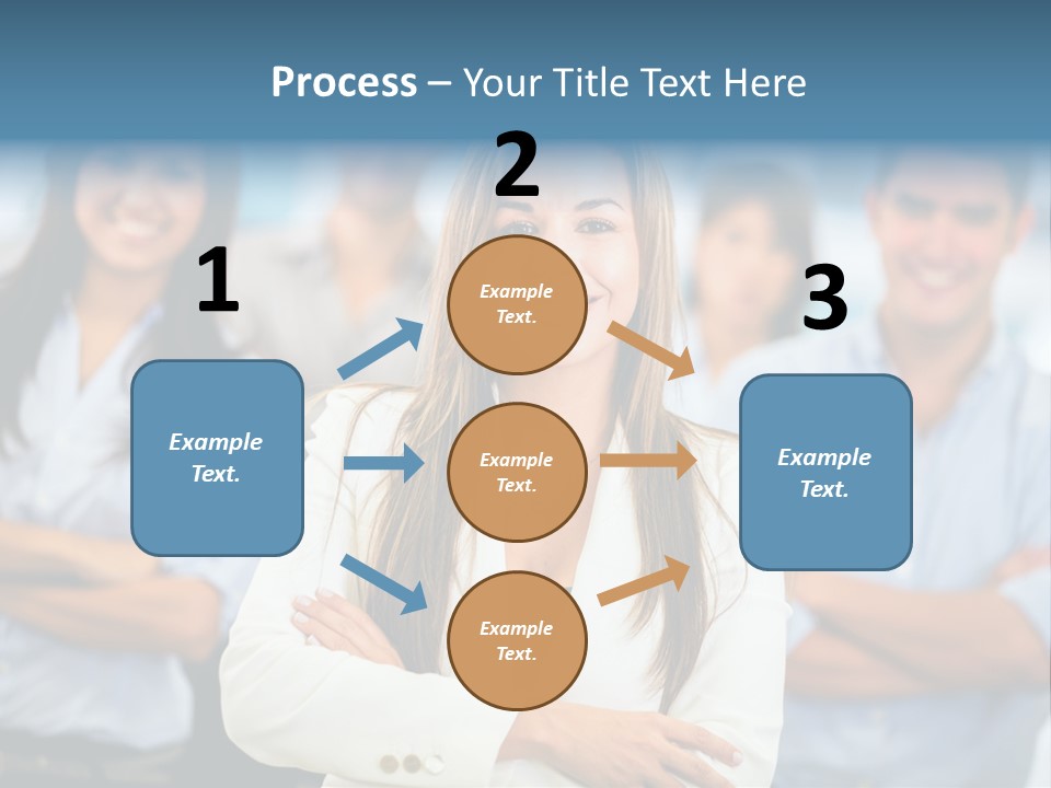 Latin  Teamwork PowerPoint Template