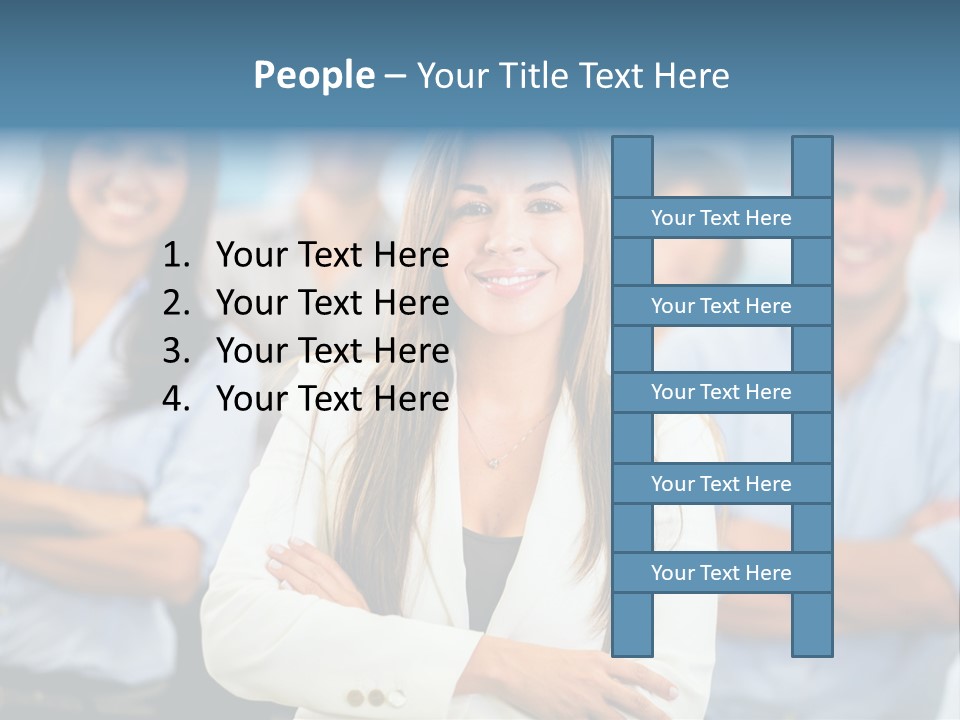 Latin  Teamwork PowerPoint Template