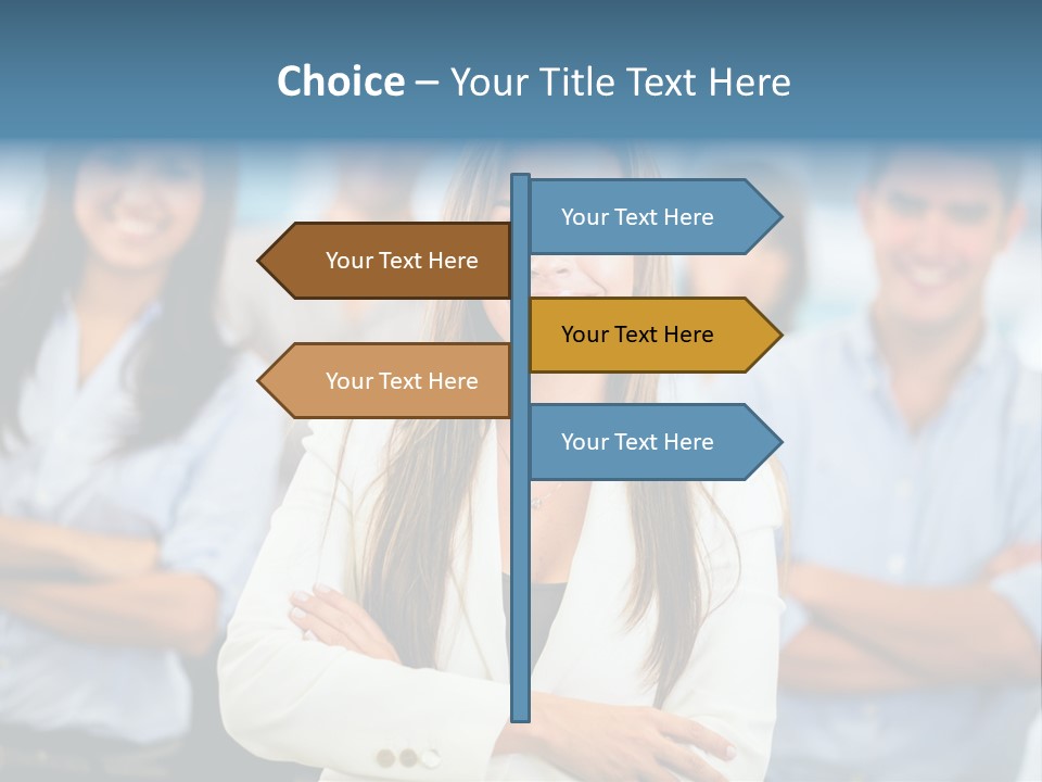 Latin  Teamwork PowerPoint Template