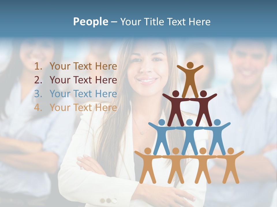 Latin  Teamwork PowerPoint Template