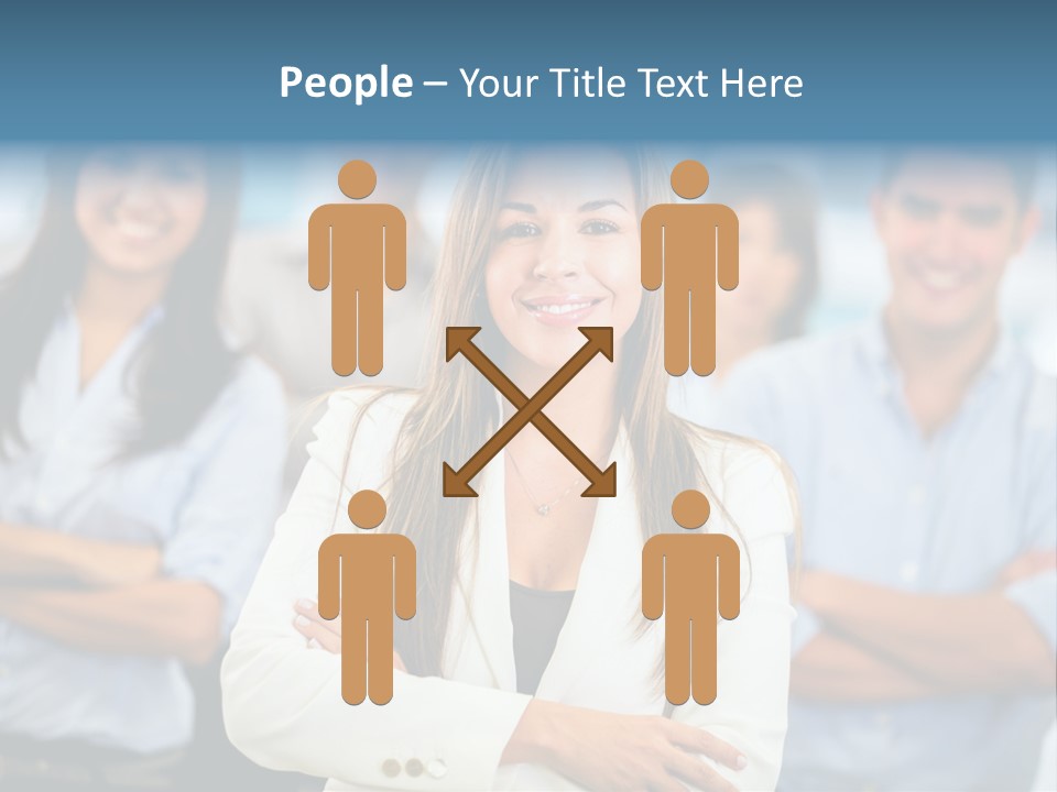 Latin  Teamwork PowerPoint Template