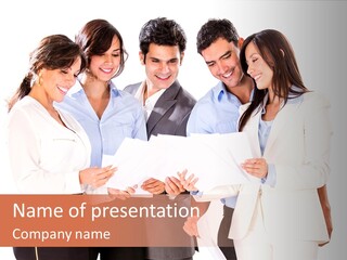 Latinamerican Women Smile PowerPoint Template