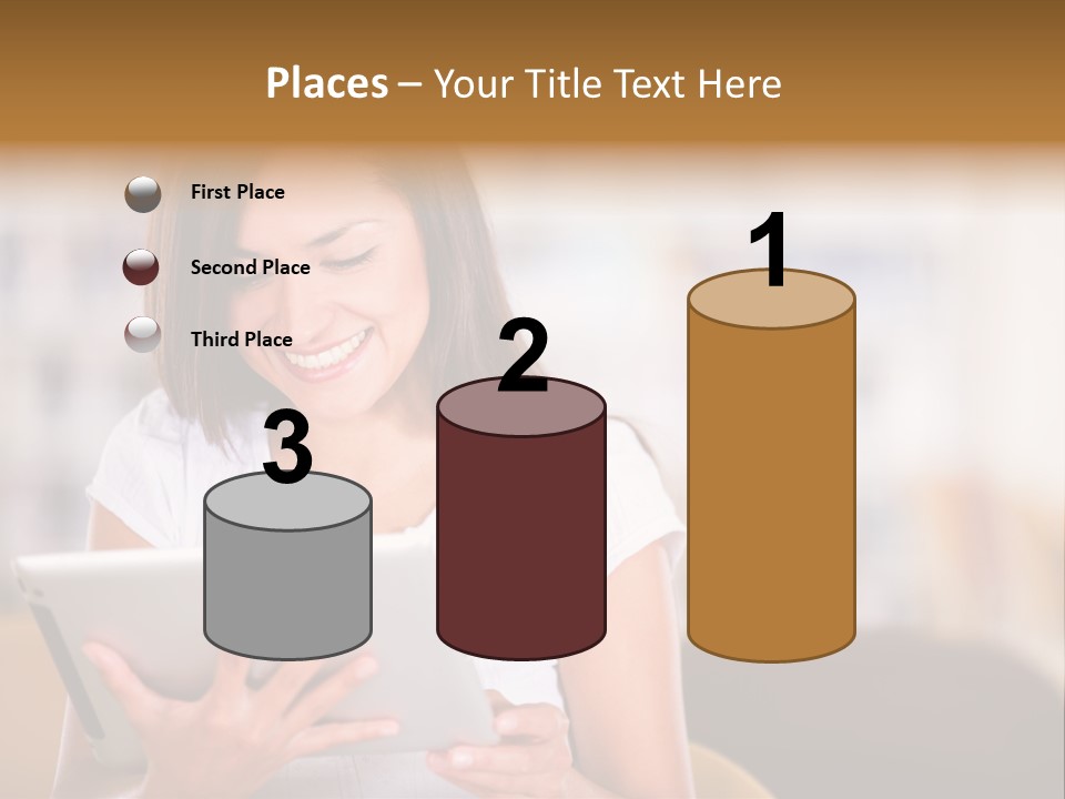Technology Ereader Literature PowerPoint Template