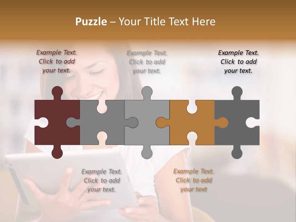 Technology Ereader Literature PowerPoint Template