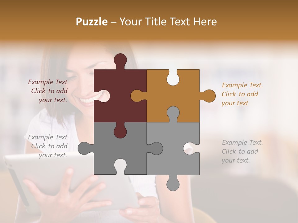 Technology Ereader Literature PowerPoint Template