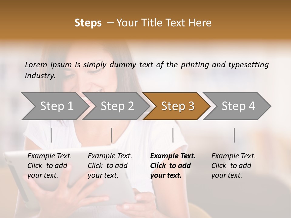 Technology Ereader Literature PowerPoint Template
