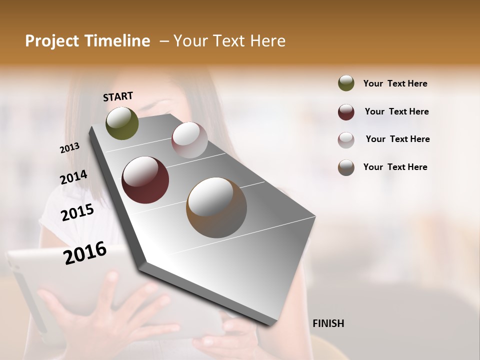 Technology Ereader Literature PowerPoint Template