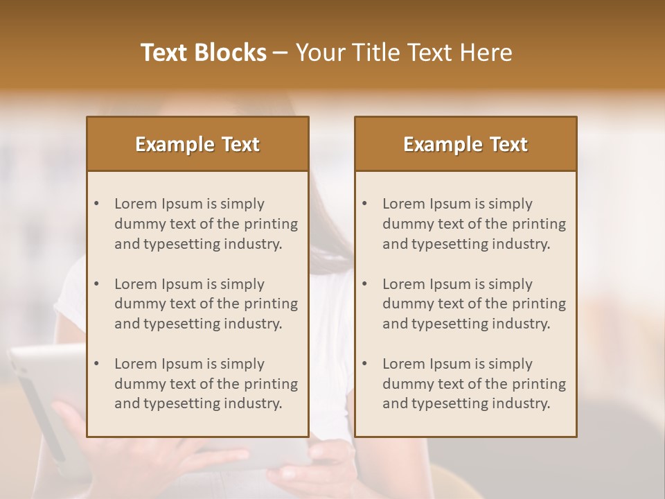 Technology Ereader Literature PowerPoint Template