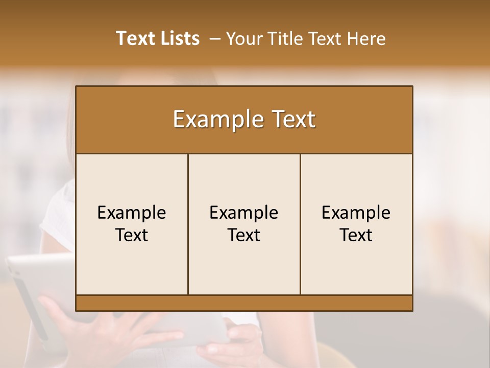Technology Ereader Literature PowerPoint Template