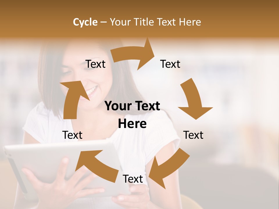 Technology Ereader Literature PowerPoint Template