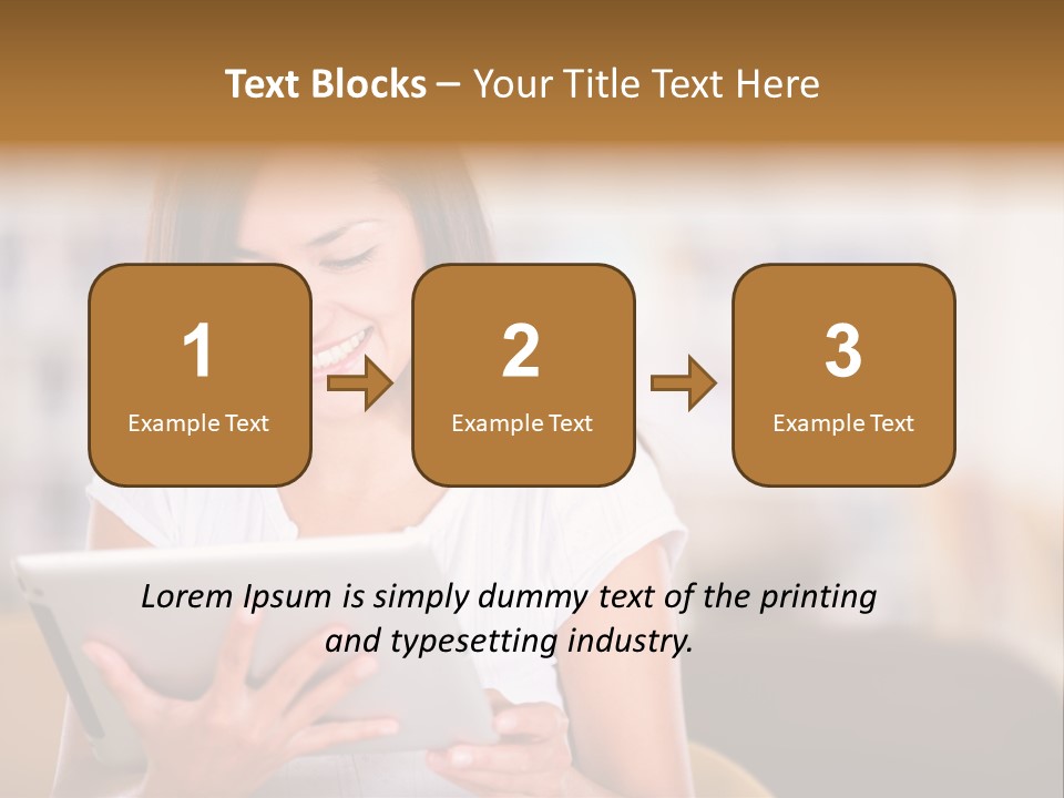 Technology Ereader Literature PowerPoint Template