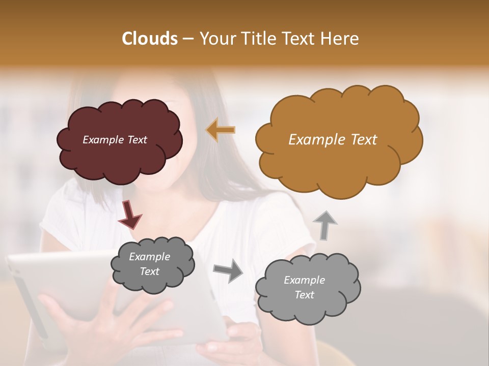 Technology Ereader Literature PowerPoint Template
