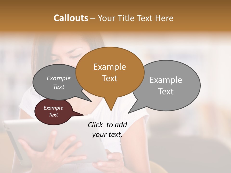 Technology Ereader Literature PowerPoint Template