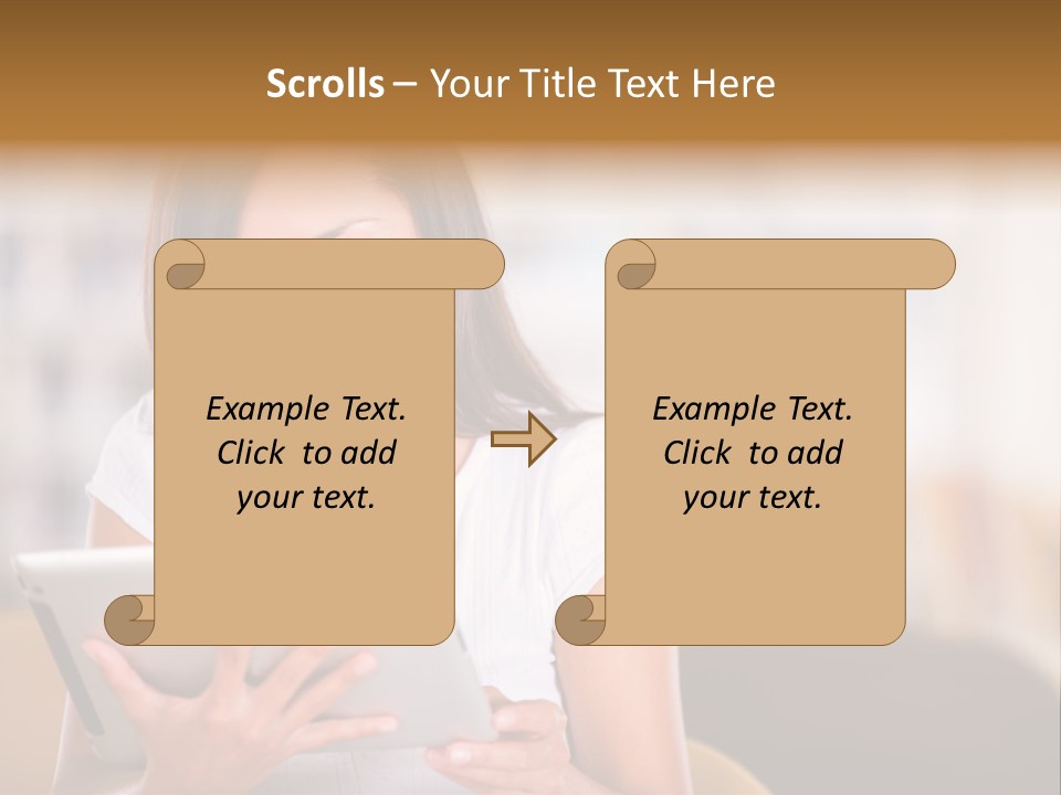 Technology Ereader Literature PowerPoint Template