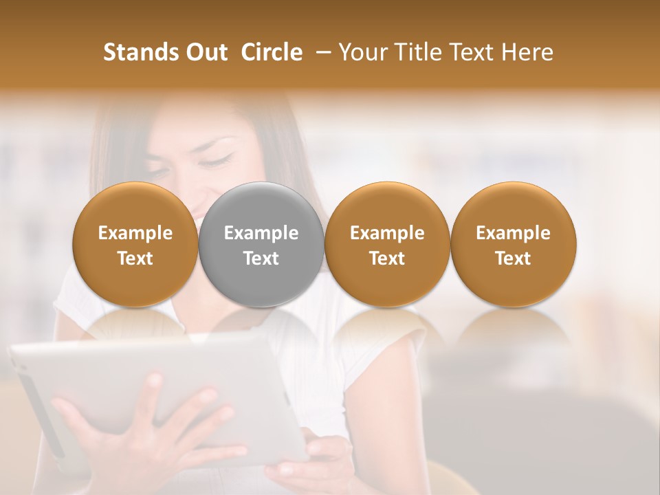 Technology Ereader Literature PowerPoint Template