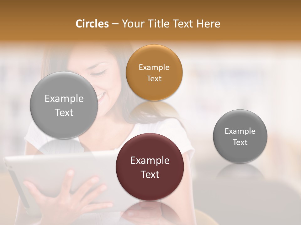 Technology Ereader Literature PowerPoint Template