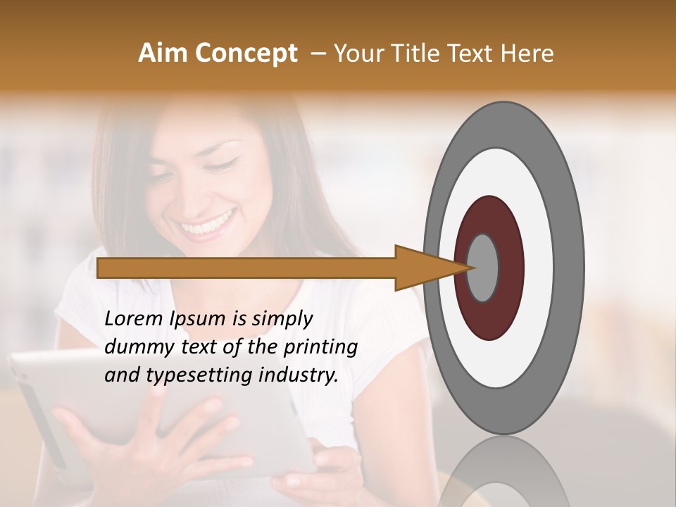 Technology Ereader Literature PowerPoint Template