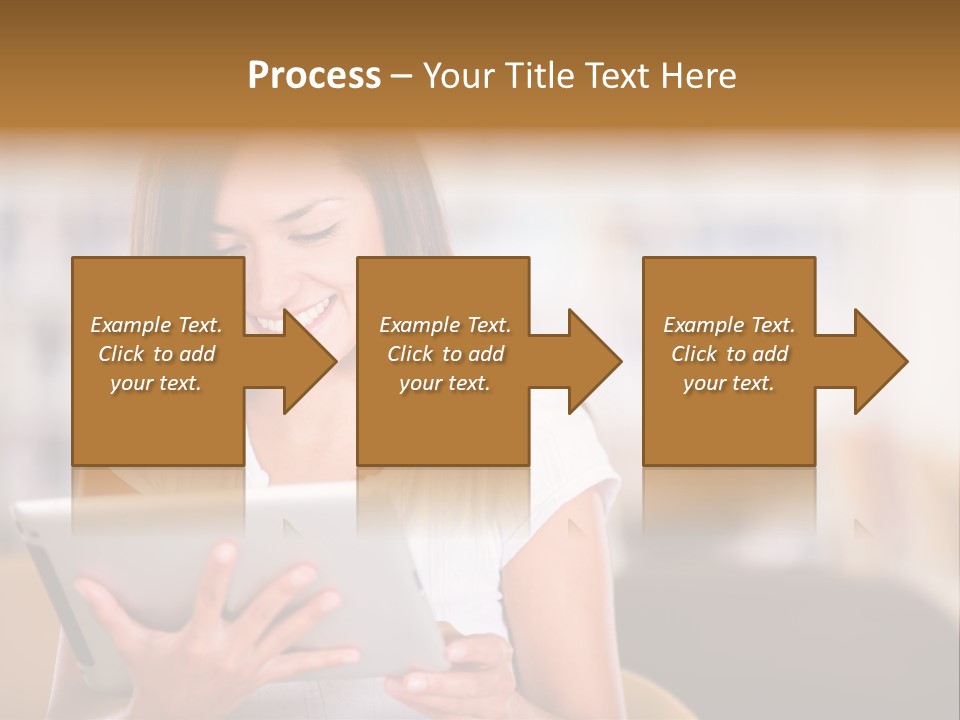 Technology Ereader Literature PowerPoint Template