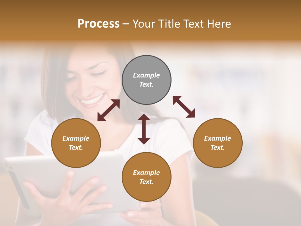 Technology Ereader Literature PowerPoint Template