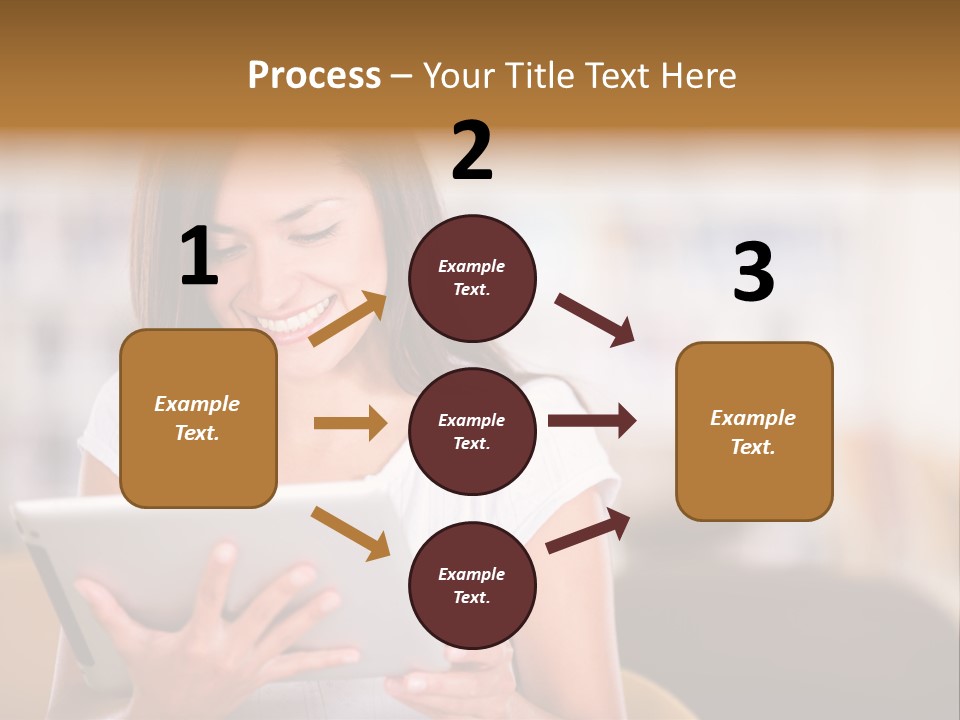 Technology Ereader Literature PowerPoint Template