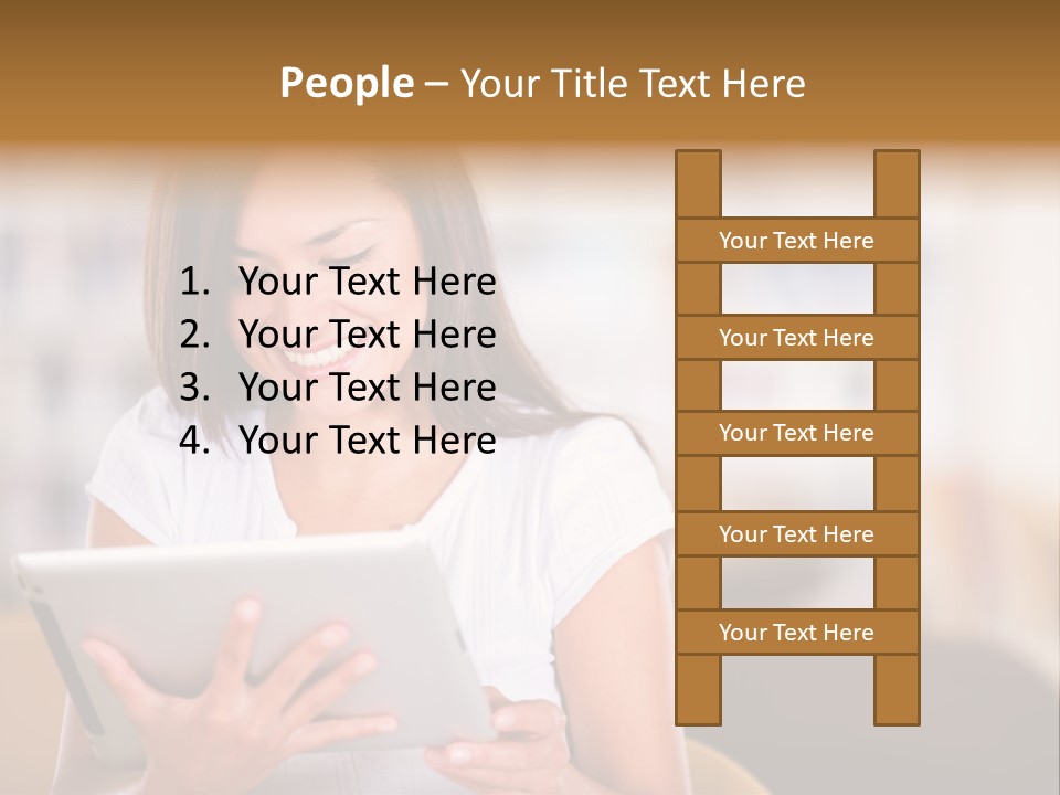 Technology Ereader Literature PowerPoint Template