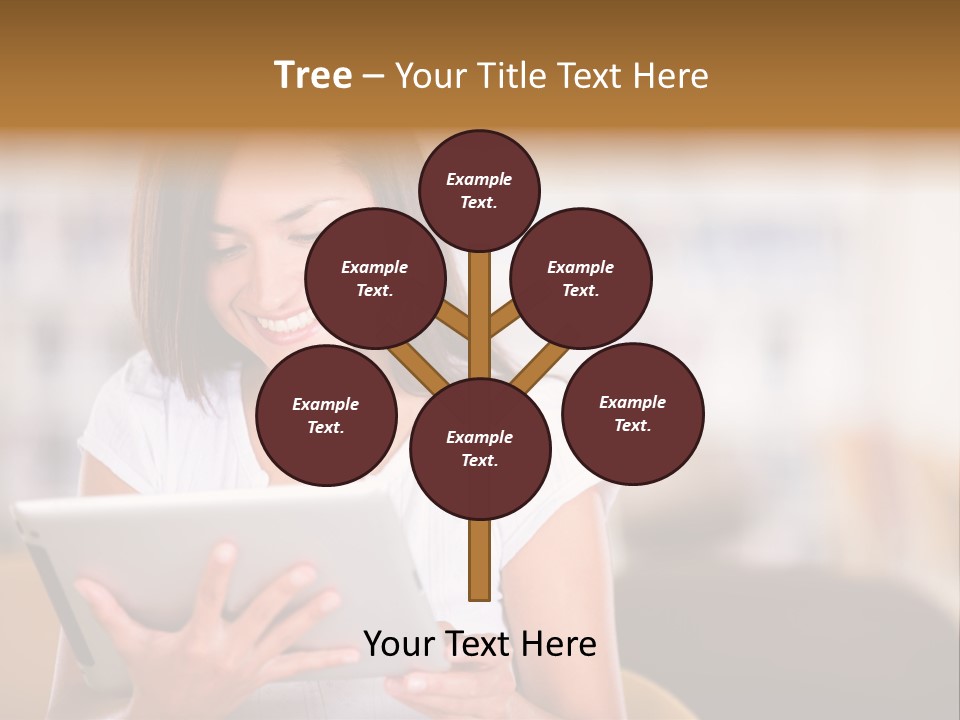 Technology Ereader Literature PowerPoint Template