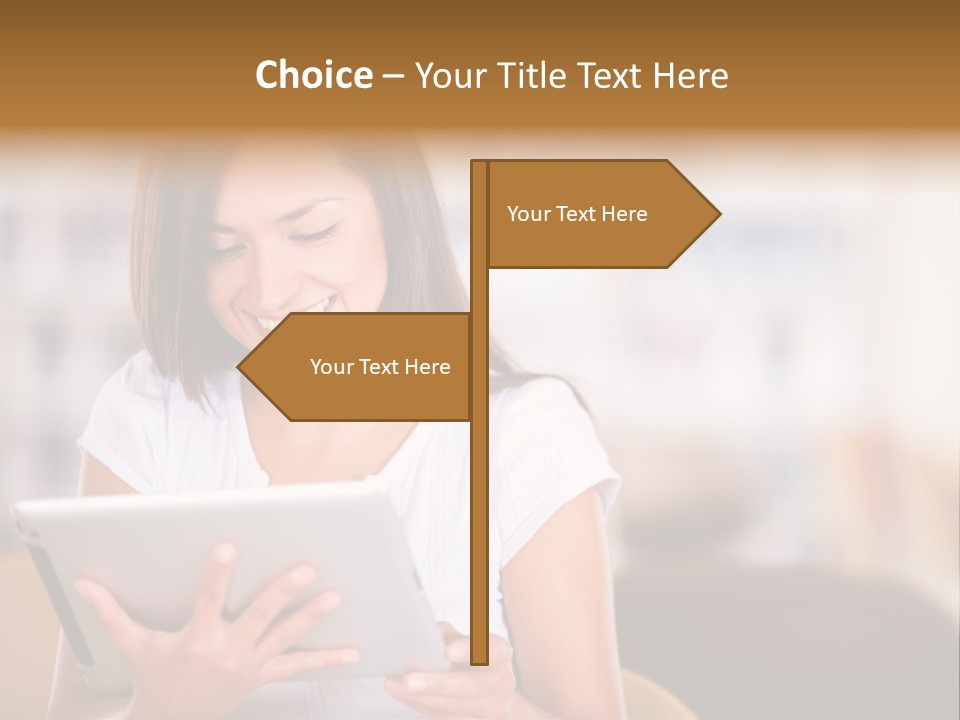 Technology Ereader Literature PowerPoint Template