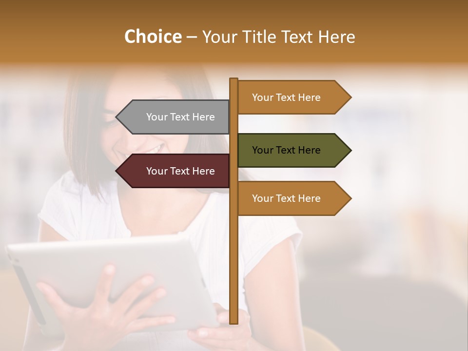 Technology Ereader Literature PowerPoint Template